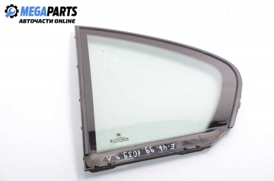 Vent window for BMW 3 (E46) 2.5, 170 hp, sedan automatic, 1999, position: rear - left